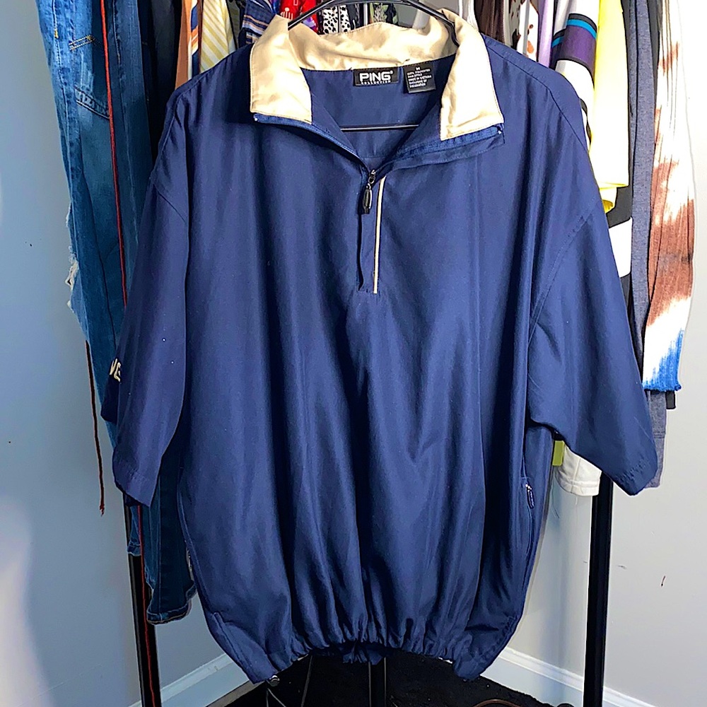 PING Zipped short sleeve shirt jackets
